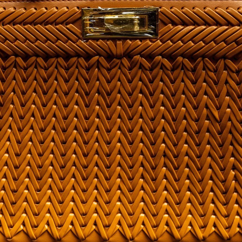 Verano Hill Dianne Woven Leather Handbag – Brown – NWOT - Picture 2 of 7